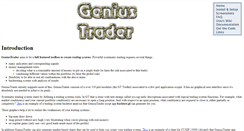 Desktop Screenshot of geniustrader.org