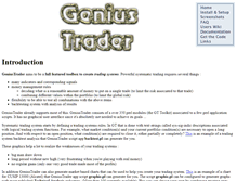 Tablet Screenshot of geniustrader.org